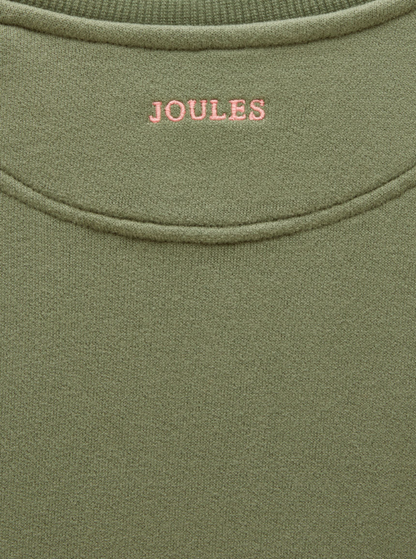 Joules Please Can I Have A Pony Sweatshirt Khaki