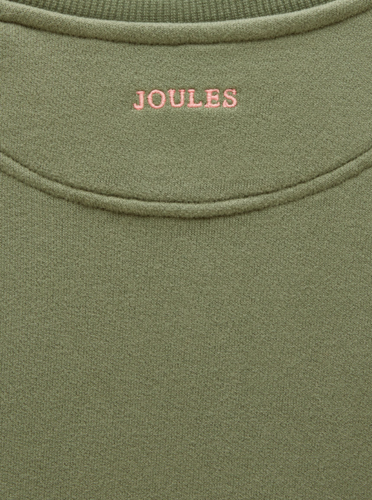Joules Please Can I Have A Pony Sweatshirt Khaki
