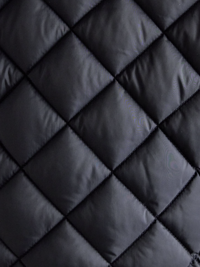 Joules Braemar Luxe Showerproof Diamond Quilted Coat Navy