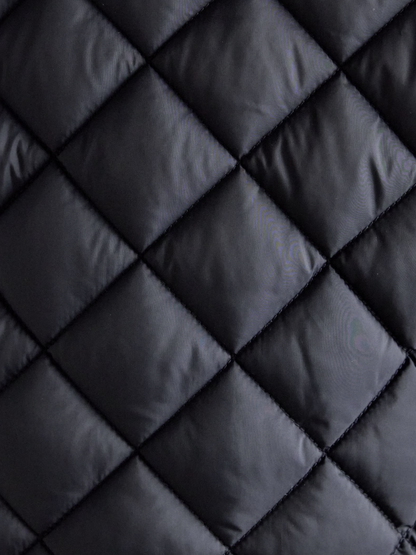 Joules Braemar Luxe Showerproof Diamond Quilted Coat Navy