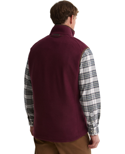 Barbour Langdale Gilet Dark Bordeaux