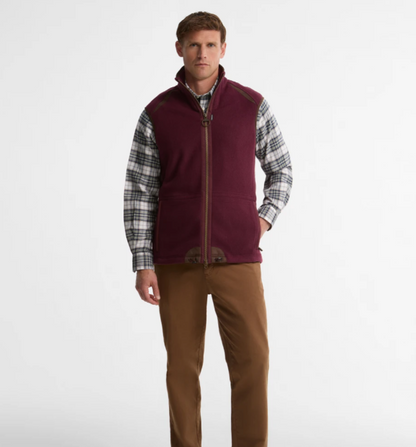 Barbour Langdale Gilet Dark Bordeaux