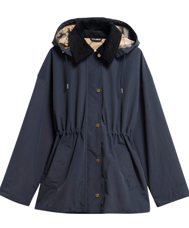 Barbour Evelyn Showerproof Jacket Navy