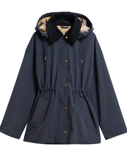 Barbour Evelyn Showerproof Jacket Navy