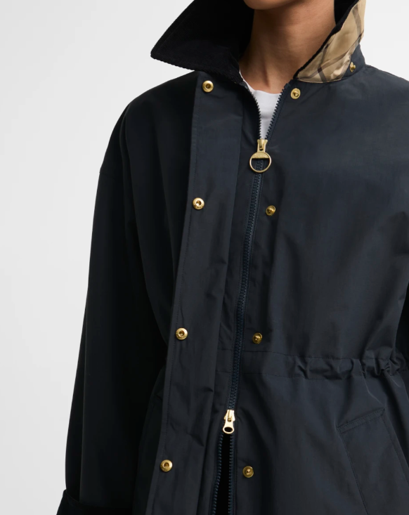Barbour Evelyn Showerproof Jacket Navy