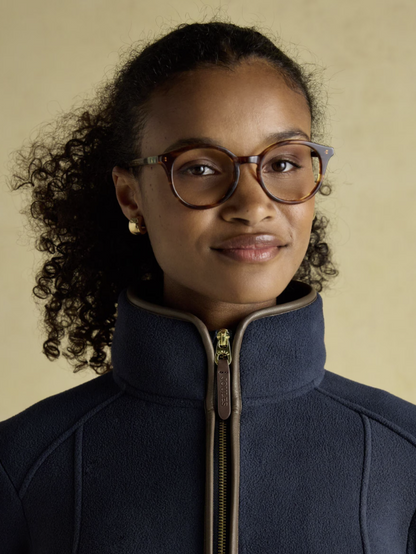 Joules Heritage Regular Zip Up Polar Fleece Navy