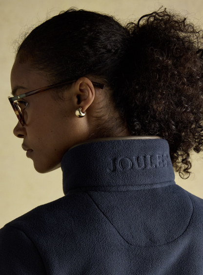 Joules Heritage Regular Zip Up Polar Fleece Navy