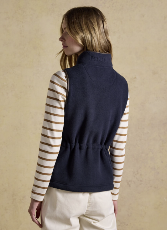 Joules Heritage Regular Fleece Gilet Navy