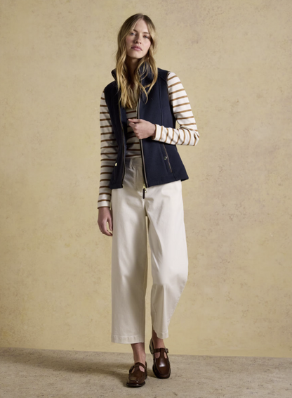 Joules Heritage Regular Fleece Gilet Navy