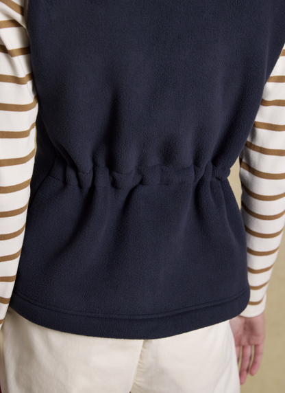 Joules Heritage Regular Fleece Gilet Navy