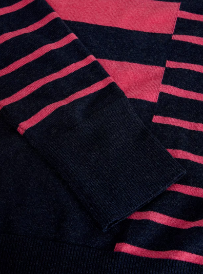 White Stuff Katie Stripe Jumper Navy