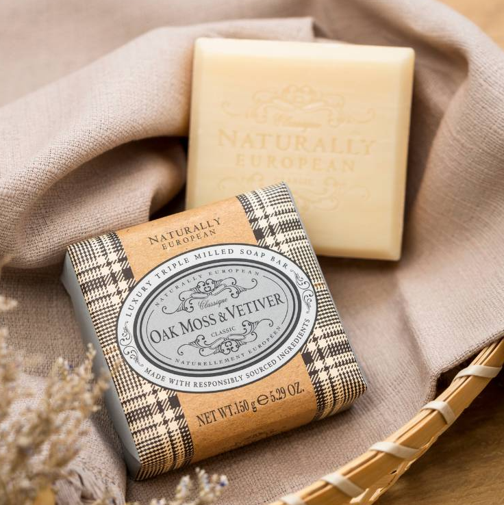 The Somerset Toiletry Co. Naturally European Oak Moss and Vetiver Soap Bar