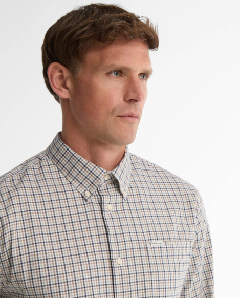 Barbour Farmtown Regular Fit Shirt Navy