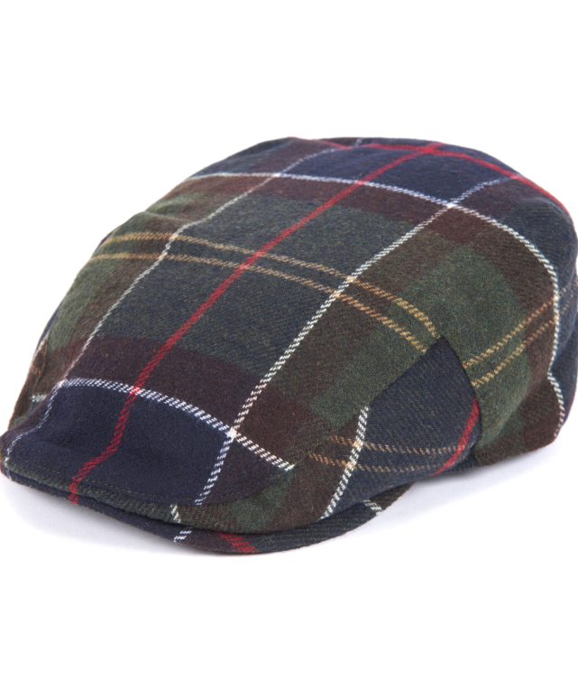 Barbour Galingale Tartan Flat Cap