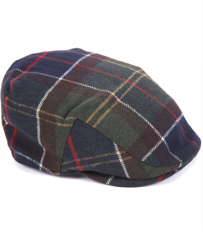Barbour Galingale Tartan Flat Cap