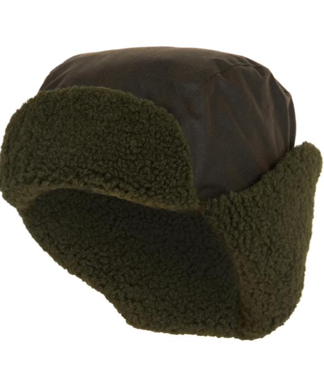 Barbour Morar Wax Trapper Hat Olive