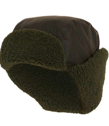 Barbour Morar Wax Trapper Hat Olive