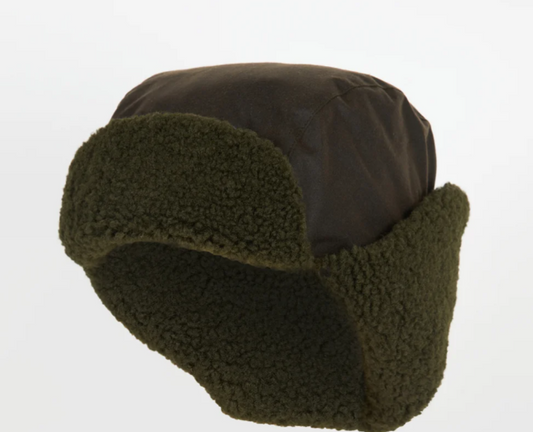 Barbour Morar Wax Trapper Hat Olive
