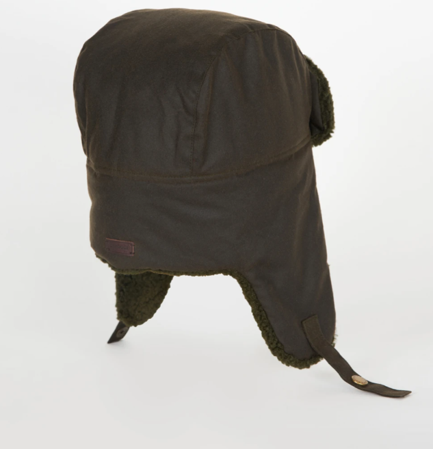 Barbour Morar Wax Trapper Hat Olive