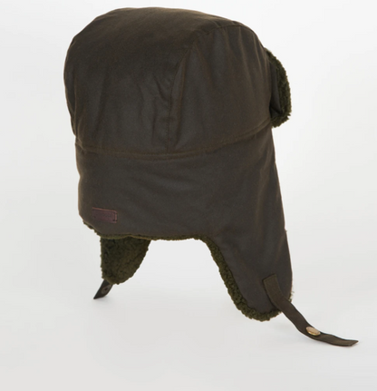 Barbour Morar Wax Trapper Hat Olive