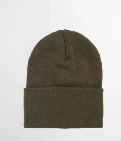 Barbour Harton Beanie Hat Mid Olive