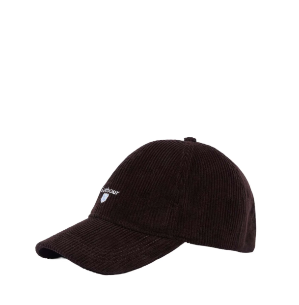 Barbour Preston Cord Cap Brown
