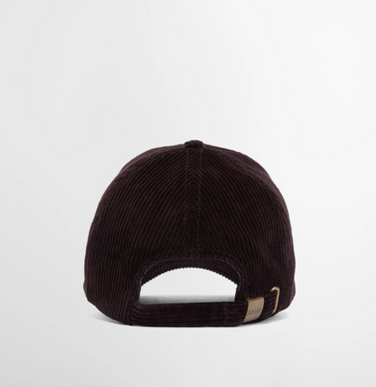 Barbour Preston Cord Cap Brown