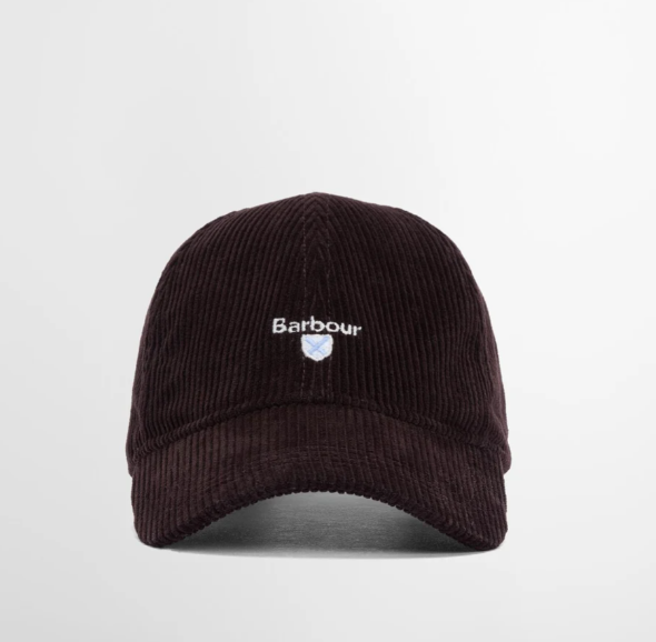 Barbour Preston Cord Cap Brown