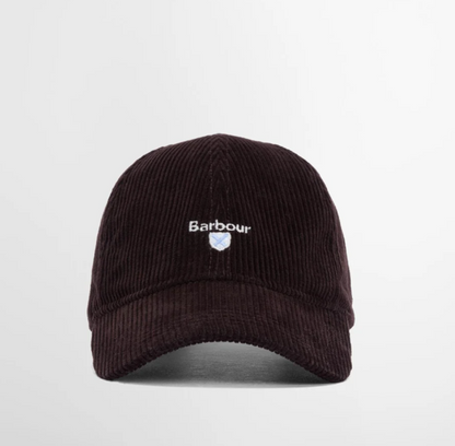 Barbour Preston Cord Cap Brown