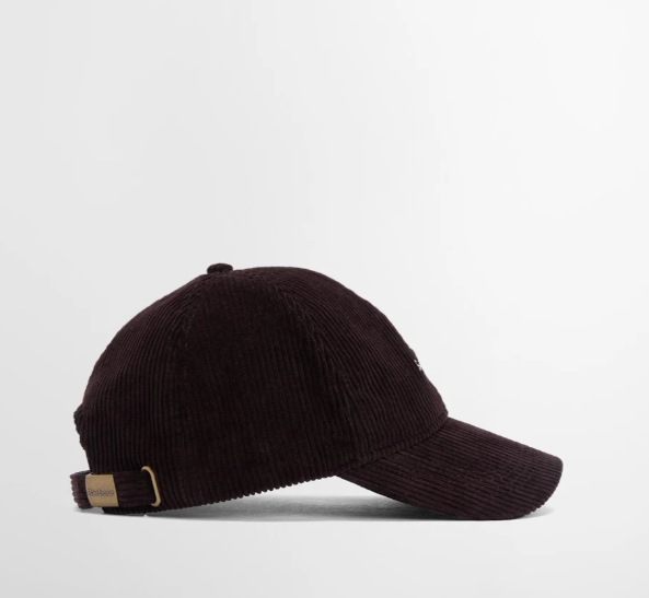 Barbour Preston Cord Cap Brown