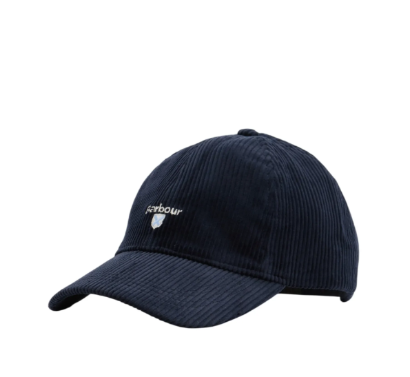 Barbour Preston Cord Cap Navy