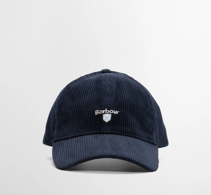 Barbour Preston Cord Cap Navy