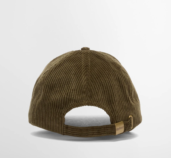 Barbour Preston Cord Cap Olive