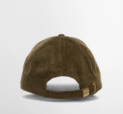 Barbour Preston Cord Cap Olive