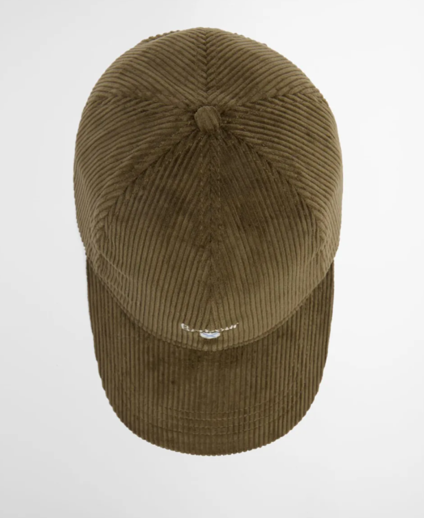 Barbour Preston Cord Cap Olive