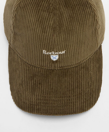 Barbour Preston Cord Cap Olive