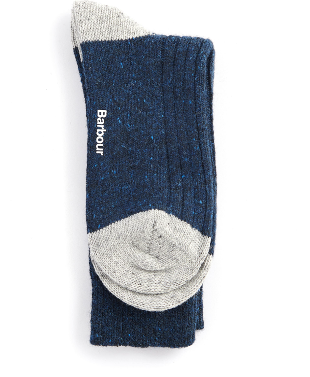 Barbour Houghton Socks Navy / Grey