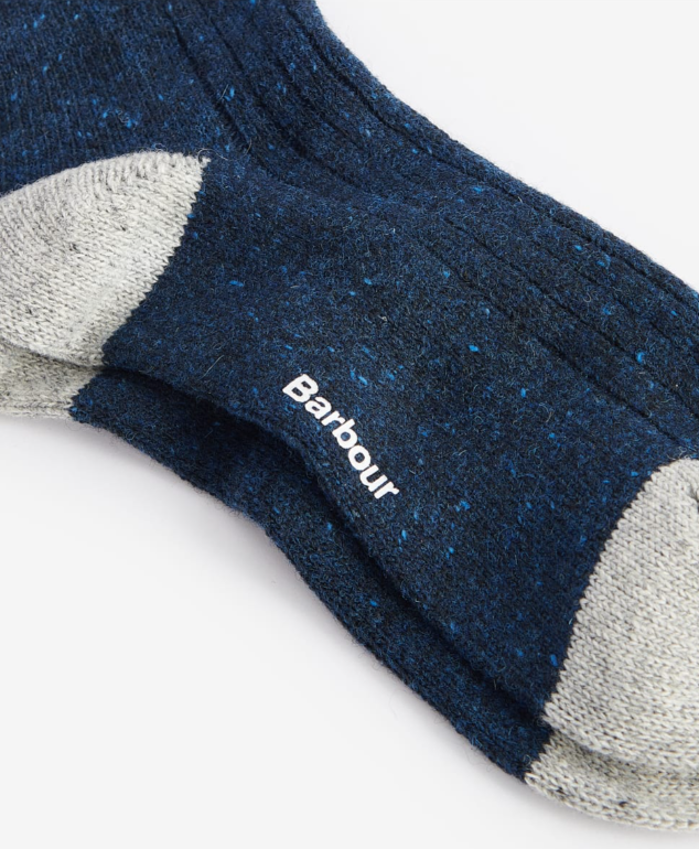 Barbour Houghton Socks Navy / Grey