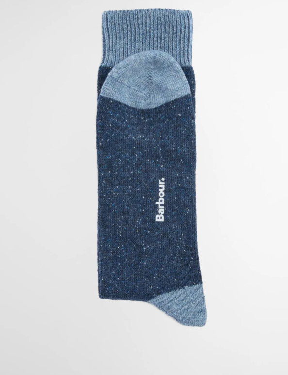 Barbour Fair Isle Socks 2 Pack - Midnight Oak Mix