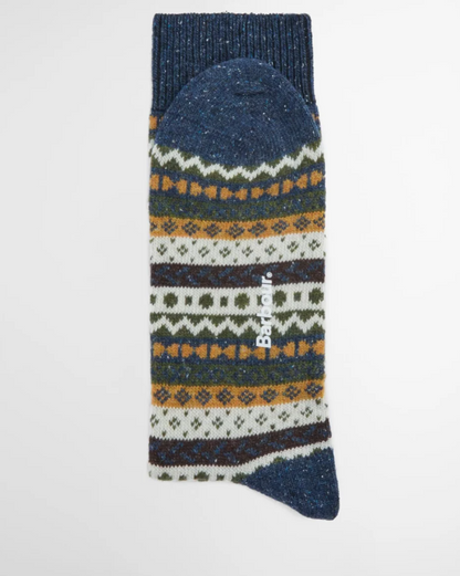 Barbour Fair Isle Socks 2 Pack - Classic Mix