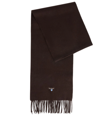 Barbour Plain Lambswool Scarf Rustic