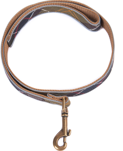 Barbour Reflective Tartan Dog Lead Classic Tartan