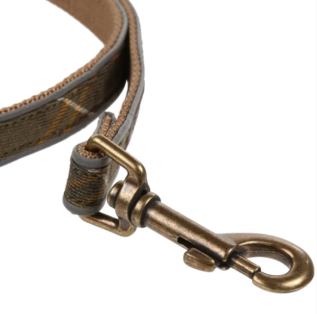 Barbour Reflective Tartan Dog Lead Classic Tartan
