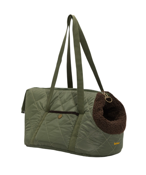 Barbour Dog Small Quilted Carrier Olive