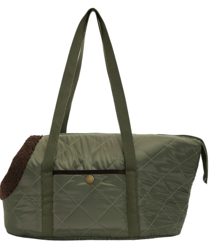 Barbour Dog Small Quilted Carrier Olive