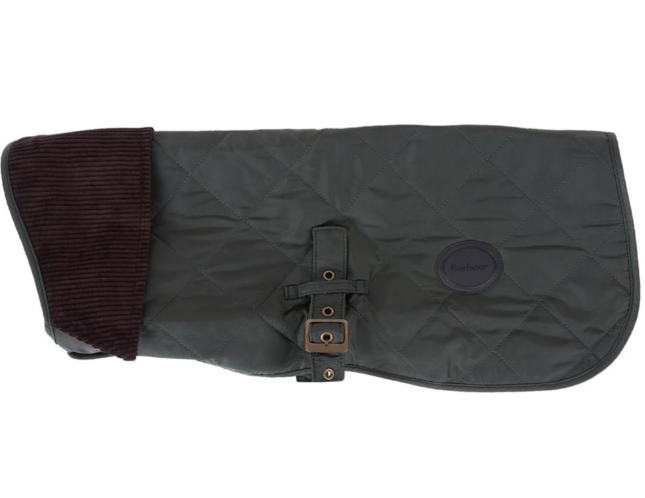 Barbour Wax Dog Coat Olive