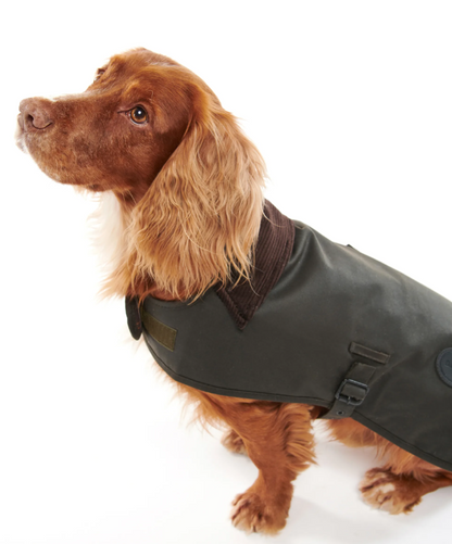 Barbour Wax Dog Coat Olive
