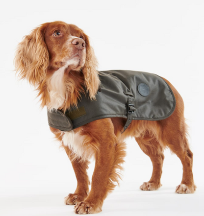Barbour Wax Dog Coat Olive