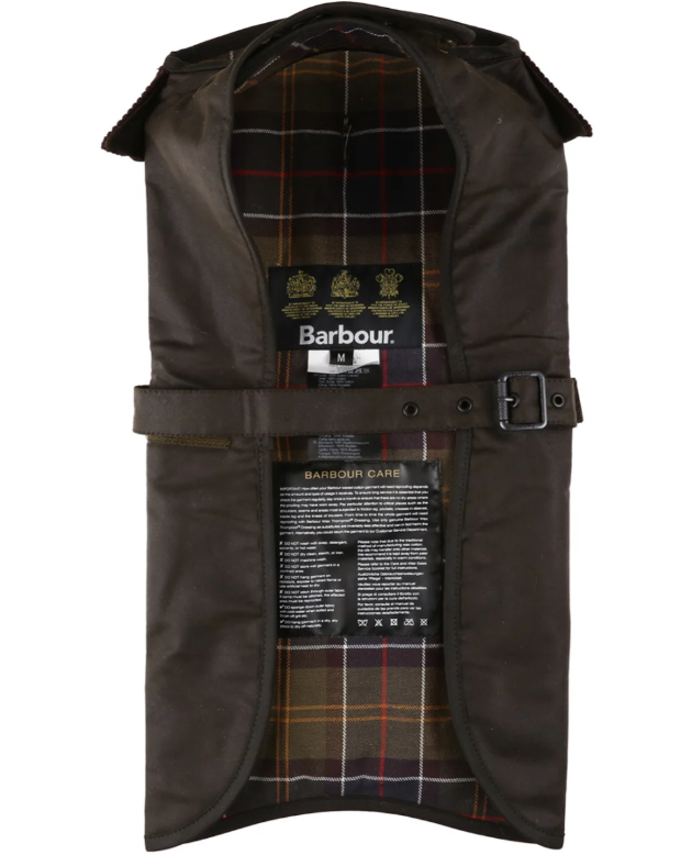 Barbour Wax Dog Coat Olive