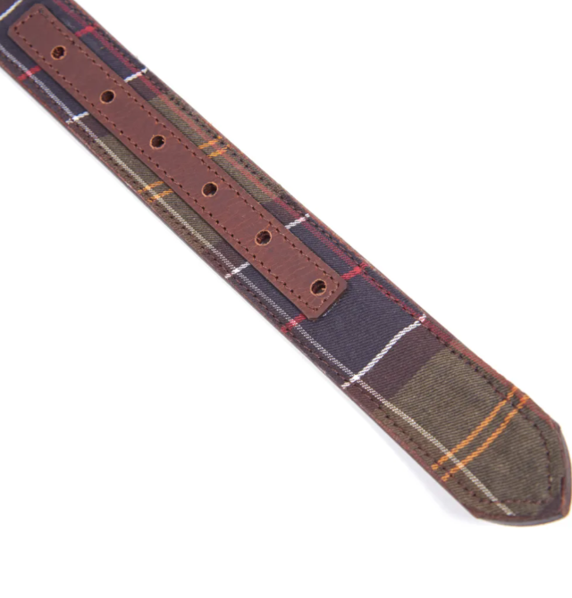 Barbour Reversible Tartan Leather Belt